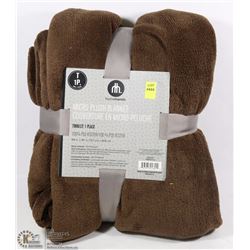 HOMETRENDS MICRO PLUSH BLANKET SIZE TWIN