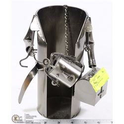 TIN MAN WINE HOLDER