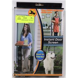 INSTANT SCREEN DOOR   FITS ANY DOOR