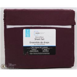 MAINSTAYS MICROFIBRE SHEET SET SIZE TWIN