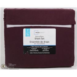 MAINSTAYS MICROFIBRE SHEET SET SIZE TWIN