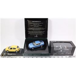 LOT OF 3 INCL.MINICHAMPS 1:43 SCALE DIECAST BL 314