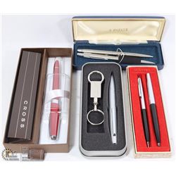 VINTAGE PENS CROSS, SHEAFFER, PARKER