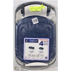 NEW ANCHOR VALUE PACK BAKING DISHES