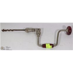 VINTAGE HAND HELD DRILL WITH BIT