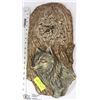 Image 1 : WOLF CLOCK WALL HANGING PLAQUE
