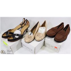 THREE WOMENS SHOES ALL SIZE 7