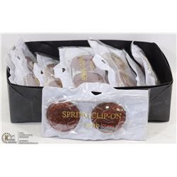 CASE OF SPRING CLIP ON SUNGLASSES