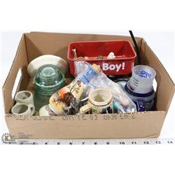 BOX OF COLLECTIBLES