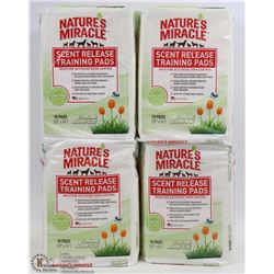 FLAT OF 4 NATURES MIRACLE SCENT RELEASE TRAINING