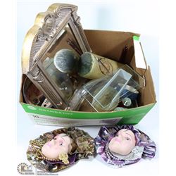 LOT OF HOUSE ORNAMENTS AND DECOR