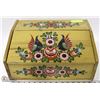 Image 1 : VINTAGE HANDPAINTED/CRAFTED WOODEN BOX FROM