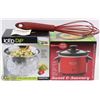 Image 1 : BETTY CROCK MINI SLOW COOKER S/S 3PC DIP SET