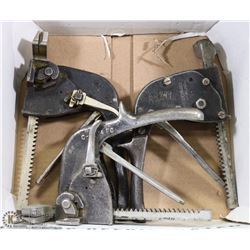 3 SETS OF BANDING/CRIMPER TOOLS