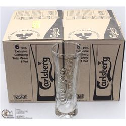 2 CASES OF CLASSIC CARLSBERG BEER MUGS
