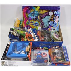 LOT OF NEW TOYS STILL IN PACKAGING