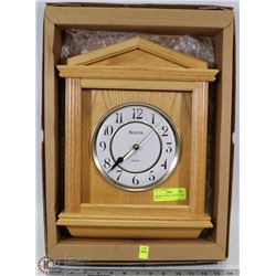 NEW BULOVA WALL MOUNT CLOCK W/NEW