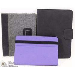 LOT OF 3 IPAD CASES