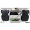 Image 1 : AIWA STEREO SYSTEM W/ 2 SPEAKERS - 3 CD CHANGER &