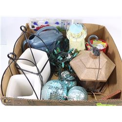 BOX W/BIRD FEEDER, GARDEN DECOR, BIRD