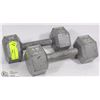 Image 1 : TWO-15LB DUMBBELLS