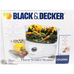 NEW BLACK AND DECKER FLAVOR SCENTER STEAMER