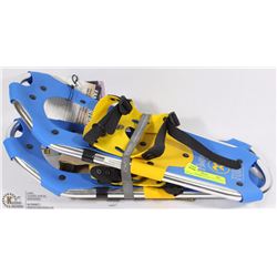 PAIR OF NEW KIDS GLACIER STORM FLURRY TUBBS SNOW