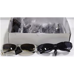 CASE OF NEW DESIGNER SUNGLASSES