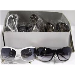 CASE OF NEW DESIGNER SUNGLASSES