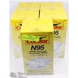 LOT OF 5 CONDOR N95 NIOSH APPROVED PARTICULATE