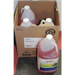 CASE OF 4 DUSTBANE VAYSELLE LIQUID DETERGENT 4L