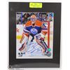 Image 1 : MATTED EDMONTON OILERS BEN SCRIVENS SIGNED ACTION