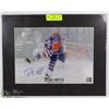 Image 1 : MATTED EDMONTON OILERS RYAN SMYTH SIGNED CUSTOM