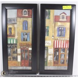 LOT OF 2  ANTIQUE  SCENE PICTURES