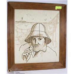 NEEDLE POINT 28"X23" SAILOR