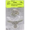 Image 1 : GERMAN WWII SS & TOTENKOPT HAT PINS MARKED GES