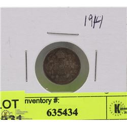 1914 CANADIAN 5 CENT COIN