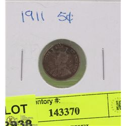 1911 CANADIAN NICKEL