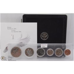 1984 CANADIAN COIN SET W/ CANADIAN 2000 DOVE