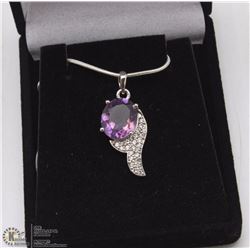 63-NATURAL AMETHYST PENDANT