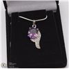 Image 1 : 63-NATURAL AMETHYST PENDANT