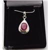 Image 1 : 59-NATURAL RED RUBY PENDANT