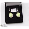 Image 1 : 28-AUSTRATIA TRIPLE OPAL GEMSTONE EARRINGS