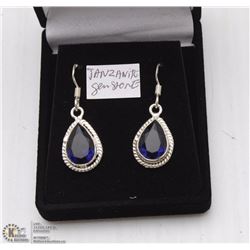 16-TANZANITE GEMSTONE EARRINGS
