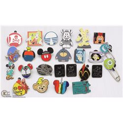 LOT OF 25 OFFICIAL DISNEY TRADER LAPEN PINS