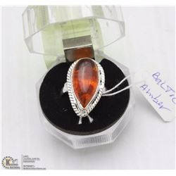 #13- BALTIE AMBER GEMSTONE RING