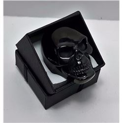 #11 - BLACK MEN'S STAINLESS STEEL SKULL RING