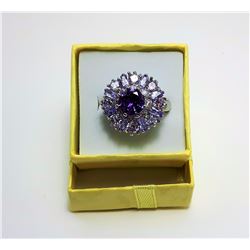 #17 - AMETHYST AND TOPAZ FASHION RING