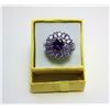 Image 1 : #17 - AMETHYST AND TOPAZ FASHION RING