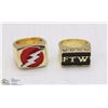 Image 1 : LOT OF TWO MENS FASHION RINGS